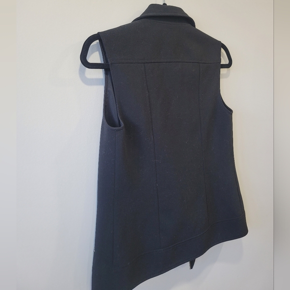 Danier Black Utility Vest - Size 3XS (fits XS) - Picture 5 of 7